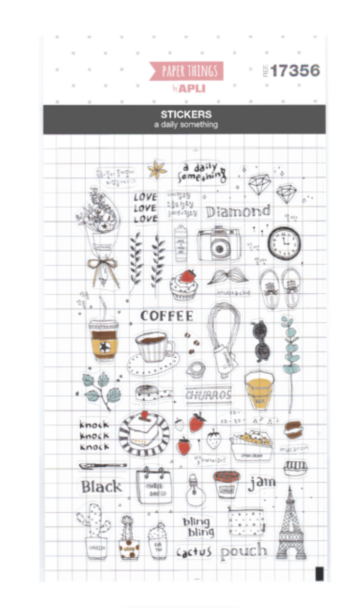 Stickers diseño coffee dulces comida
